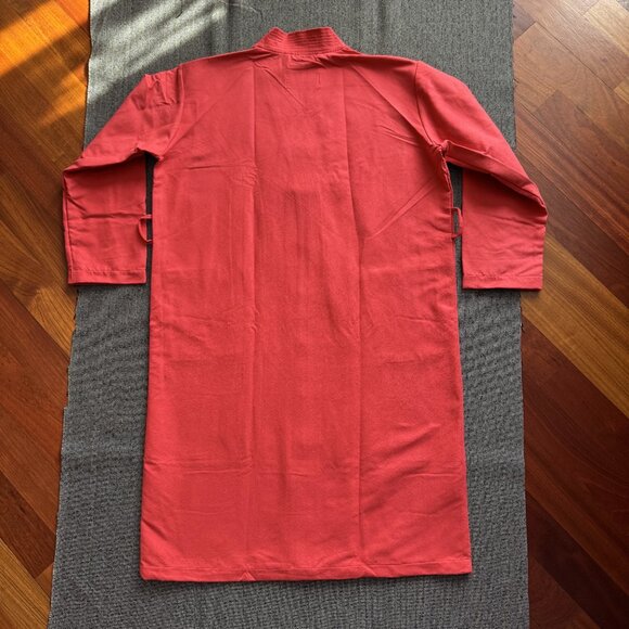 NEW Red Unisex Wrap Robe Soft Microfiber - Picture 15 of 15